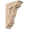Ekena Millwork Funston Traditional Smooth Bracket w/ Offset Brace, Douglas Fir, 7 1/2"W x 18"D x 26"H BKT0806X18X26FST01SDF - alternate 1
